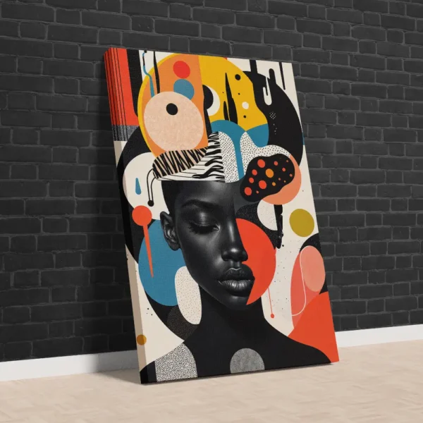 Soyut Dadaizm Sanatsal Kanvas Tablo