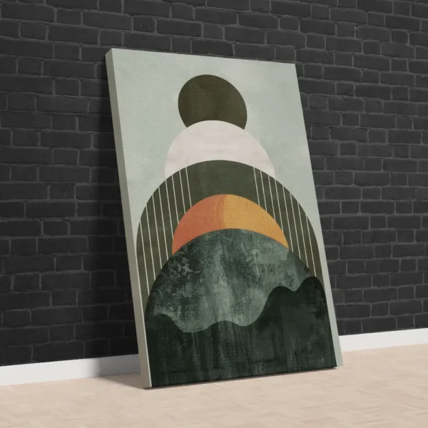 Soyut Denge Modern Kanvas Tablo