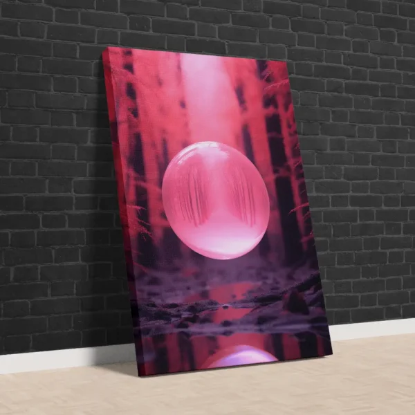 Fantastik Doğa ve Damla Modern Kanvas Tablo