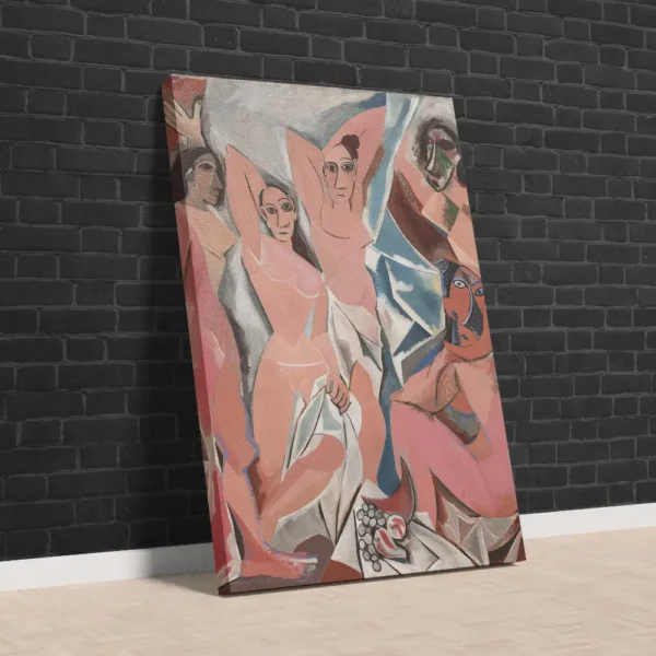 Avignonlu Kızlar 1907 (Pablo Picasso) Klasik Kanvas Tablo