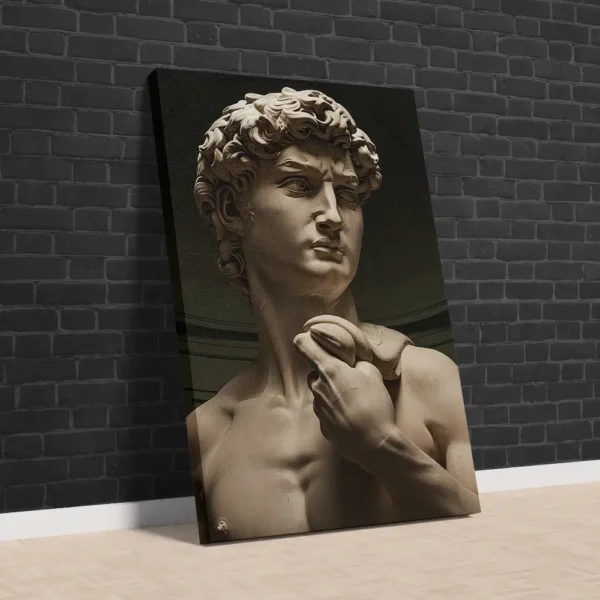 Davut 1504 (Michelangelo) Klasik Kanvas Tablo